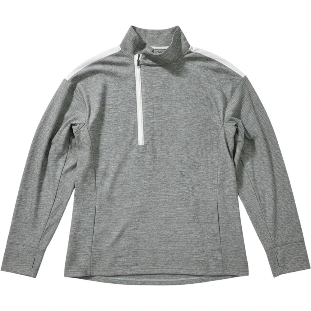 Under Armour Mens Quarter Zip Pullover Activewear Gray XL